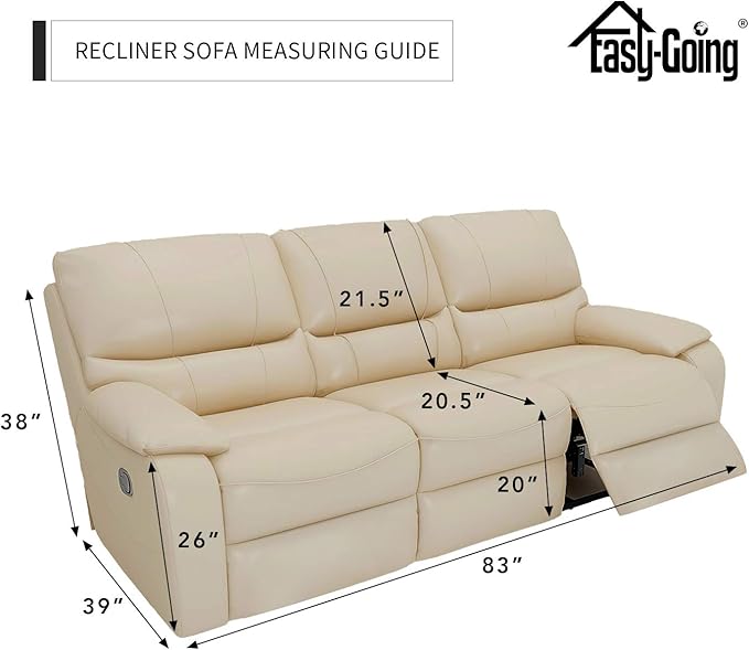 Easy-Going 8 Pieces Recliner Sofa Stretch Sofa Slipcover Sofa Cover Furniture - Image 5