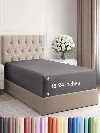 Extra Deep Twin XL Fitted Sheet by CGKUnlimited