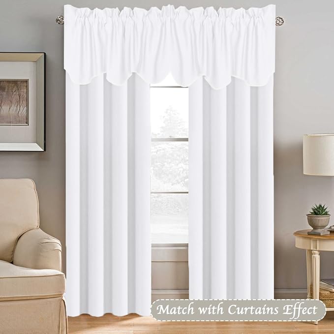 H.VERSAILTEX 2 Panels Blackout Curtain Valances - Image 2