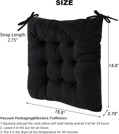 Set of 4 Chair Cushions for Dining Chairs - Image 2