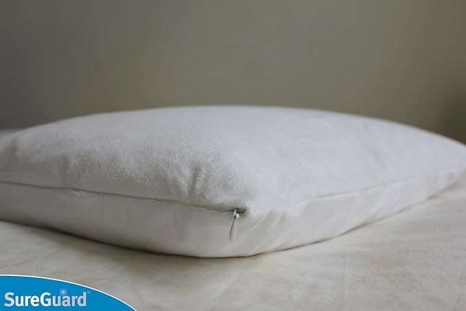 Set of 2 King Size SureGuard Pillow Protectors - Image 2