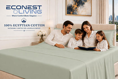 split king sheets for adjustable bed, 7pc egyptian, close-up detail