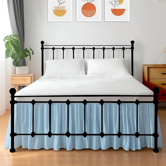 Shreem Linen Ruffled Bed Skirt by SHREEM+LINEN
