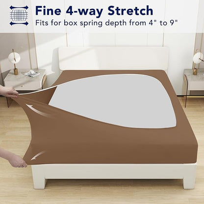 PureFit Stretchy Box Spring Cover Full - Image 3