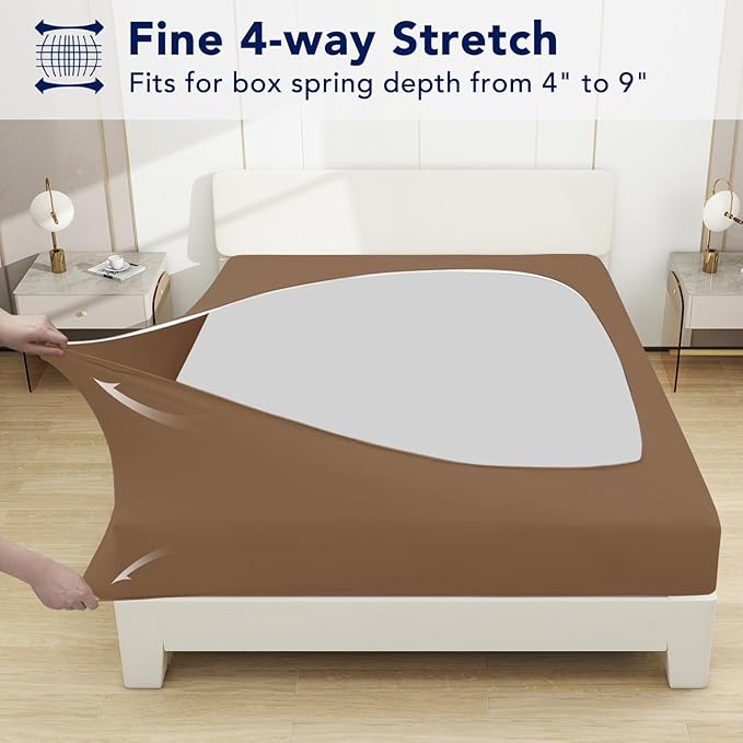 PureFit Stretchy Box Spring Cover Queen - Image 3