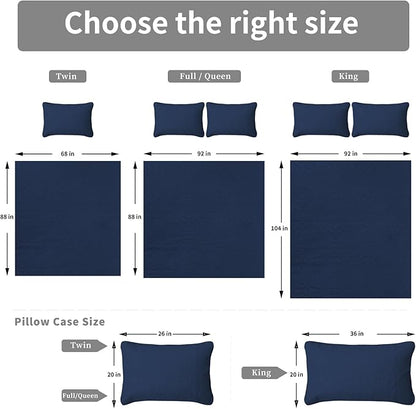 Easy-Going King Size Reversible Quilt Set - Image 7