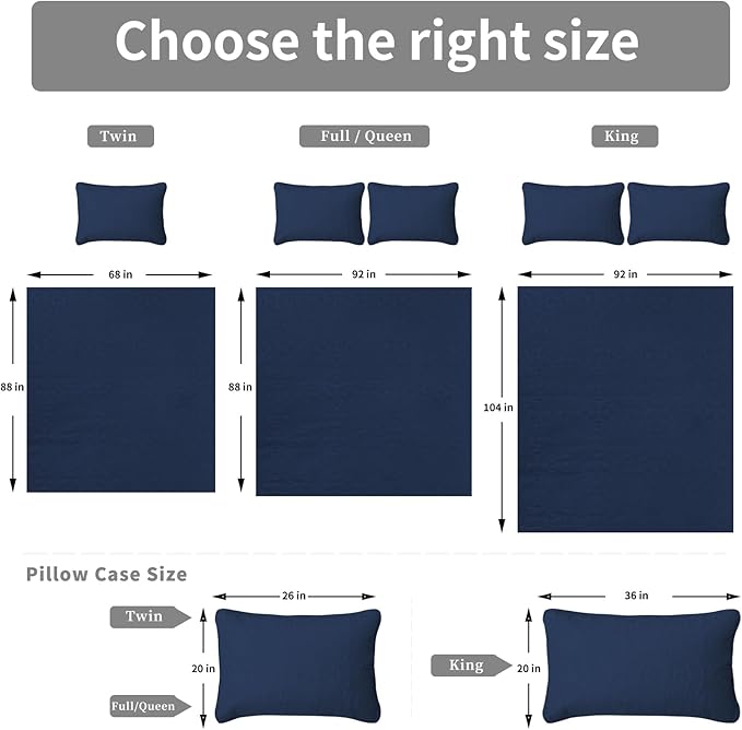Easy-Going Full/Queen Size Reversible Quilt Set - Image 7