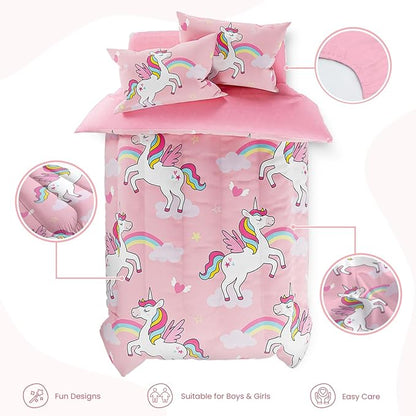 SANDJEST Unicorns Bedding Full Set - Image 2