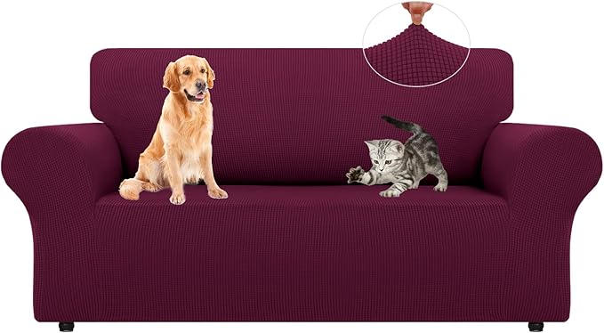 LURKA Stretch Loveseat Sofa Slipcovers 1 Piece Couch Covers by LURKA