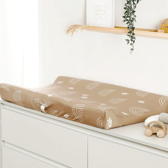 GRSSDER Stretch Ultra Soft Jersey Knit Changing Pad Covers Set 2 Pack, Change - Image 2