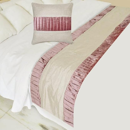 The HomeCentric King/Queen/Twin Purple Luxury Full 68"x18" Bed Runner by TheHomeCentric