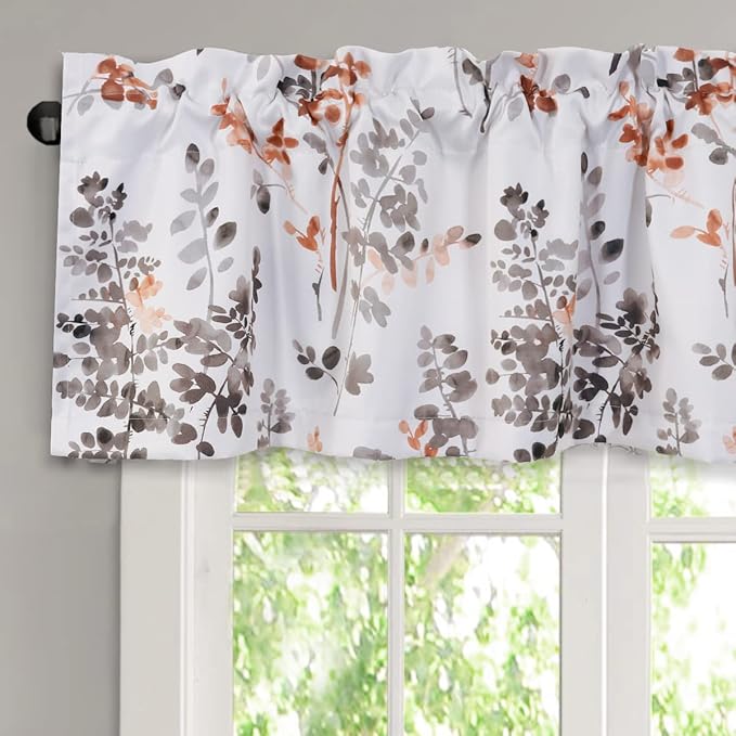 H.VERSAILTEX Valance for Kitchen Windows/Bathroom/Living Room/Bedroom Blackout by HVERSAILTEX