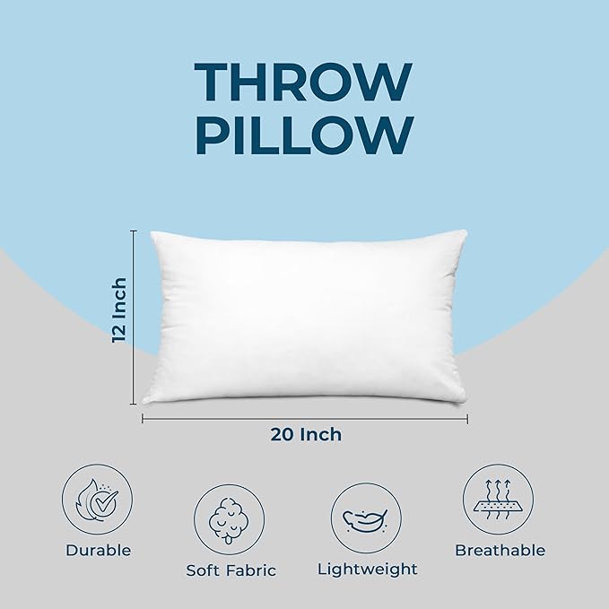 Utopia Bedding Throw Pillows, 12 x 20 Inches Pillows - Image 4