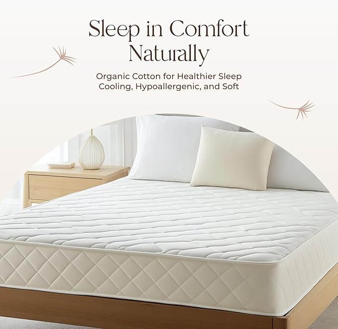 100% Cotton Organic Mattress Pad - Image 8