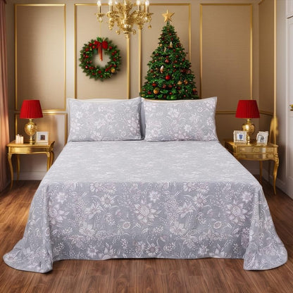 fadfay sheets set twin shabby pink and grey, main product view