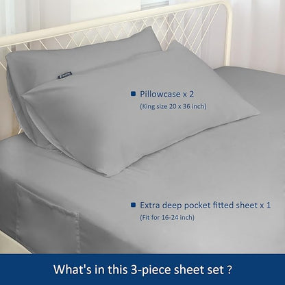 Deep Pocket King Sheet Set for Air Mattress - Image 2