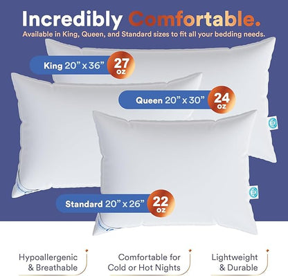 100% Siberian Goose Down Pillow - Image 3