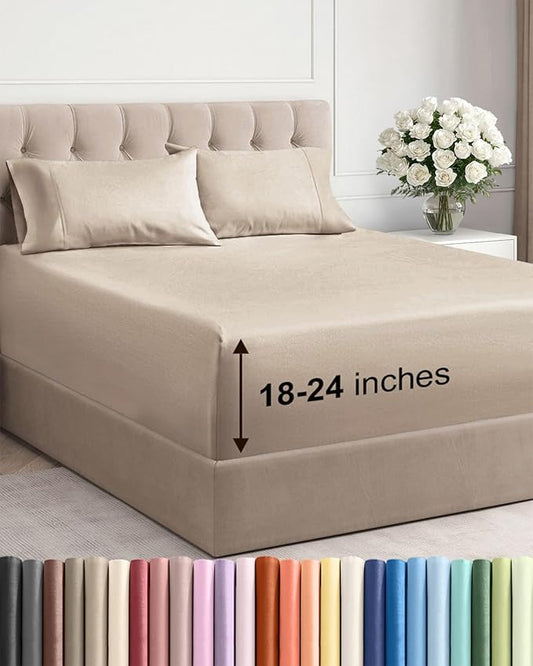 Extra Deep Pocket King Sheets by CGKUnlimited