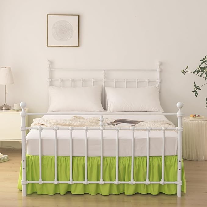 Bed Skirt Queen Size Ruffled Bed Skirt - Image 7