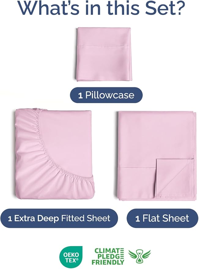 Extra Deep Pocket Twin Sheets - Image 2