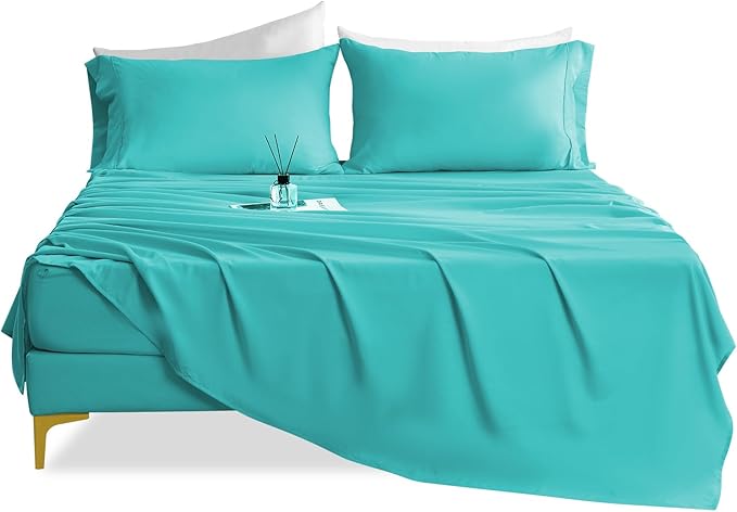 Silky Soft King Size Sheet Set by COZYSMILE