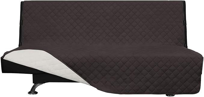 Easy-Going Futon Slipcover Reversible Sofa Cover Armless Couch Cover Water by Easy-Going