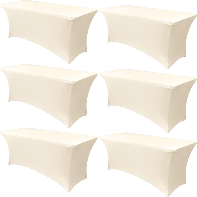 Obstal 6 Pack Stretch Spandex Table Covers by Obstal