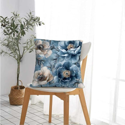 Throw Pillow Covers 18x18 Set of 2, Decorative Square Pillowcases - Image 2