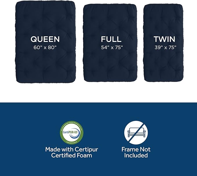 Royal Sleep Products by The Futon Factory 6 inch Foam Futon Mattress - Image 9