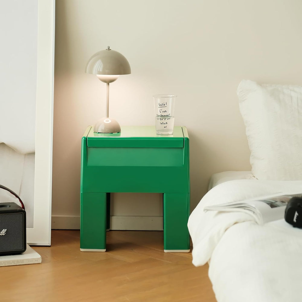 Colorful ABS Plastic Nightstand Detachable Storage Side Table Stool