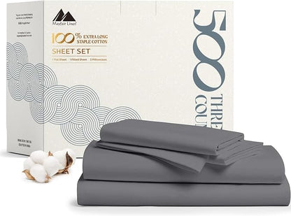 Mayfair Linen 100% Cotton Bed Sheets King Sheet Set by MayfairLinen