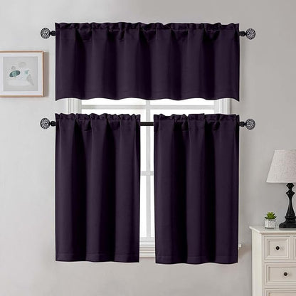 Gwine Short Curtains for Bedroom 45 Inches Long, Short Half Window Kitchen - Image 3