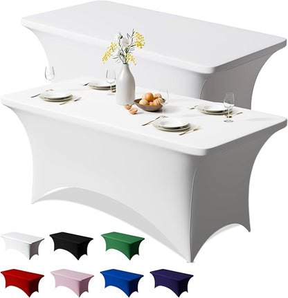 Trlyc 2 Pack 4FT Spandex Table Cloth by TRLYC