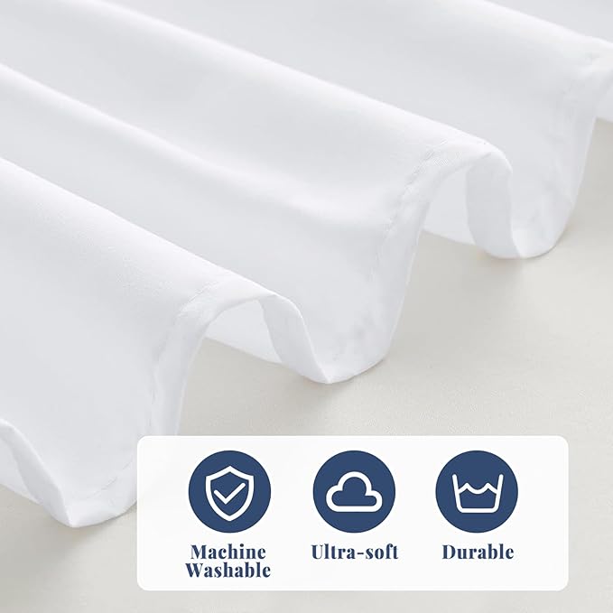 Full Bed Skirt, Elastic Wrap Around Bed Skirt Full Size, Bed Skirts - Image 6