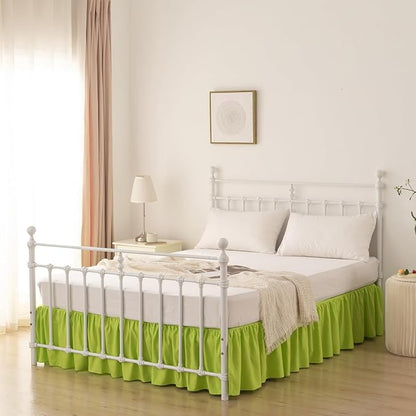 Bed Skirt Queen Size Ruffled Bed Skirt - Image 6