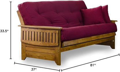 Nirvana Futons Brentwood Tray Arm Futon Sofabed Set - Image 2