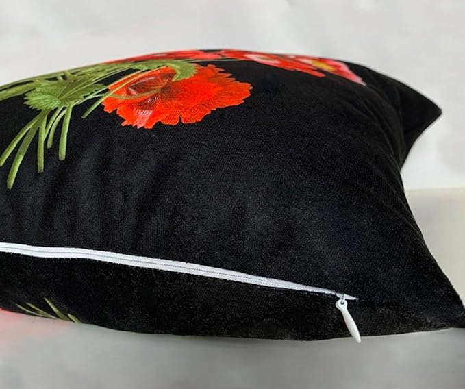 Vintage Floral Bouquet 18x18 Plush Throw Pillow Case, Double-Sided Printed - Image 5