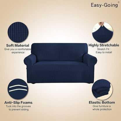 Easy-Going Stretch Sofa Slipcover 1-Piece Sofa Cover Furniture Protector Couch - Image 4