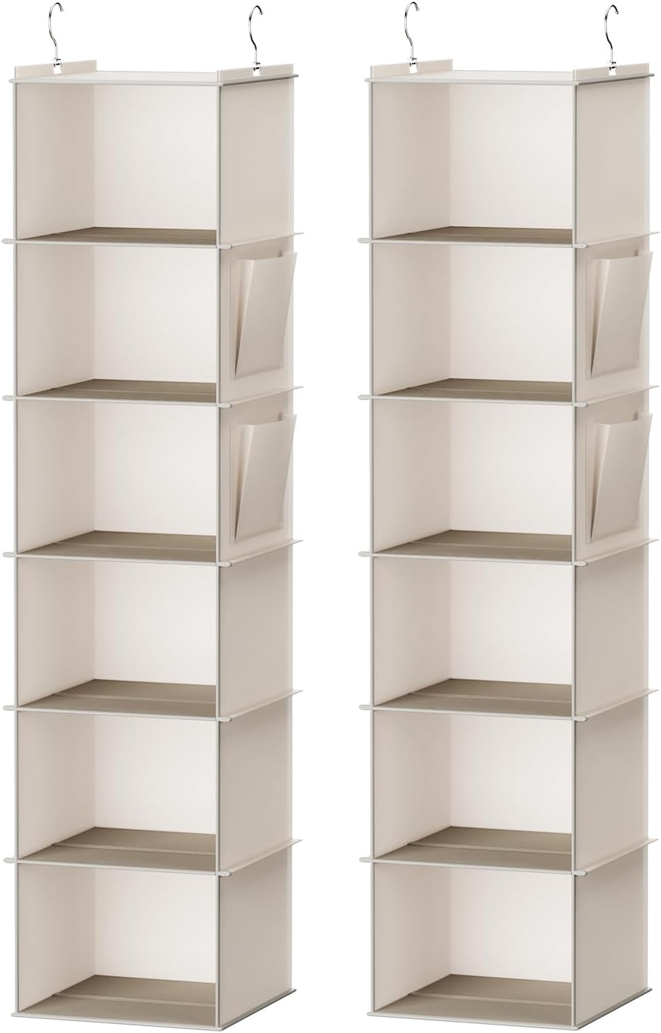 youdenova hanging closet organizer and storage, 6-shelf, 2, main product view