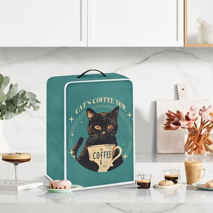 Mumeson Cat Coffee Cup Coffee Maker Cover, Stain & Dust Resistant, Home Kitchen - Image 3