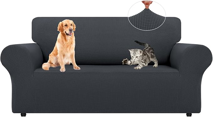 LURKA Stretch Loveseat Sofa Slipcovers 1 Piece Couch Covers by LURKA