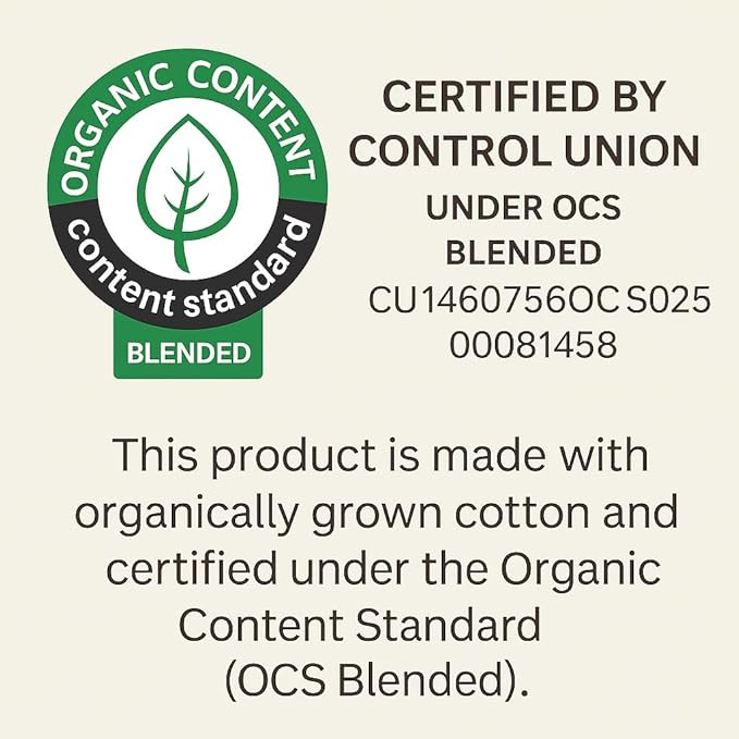 Crib Organic Cotton Percale Mattress Pad Protector – OCS Blended & Oeko-TEX - Image 7