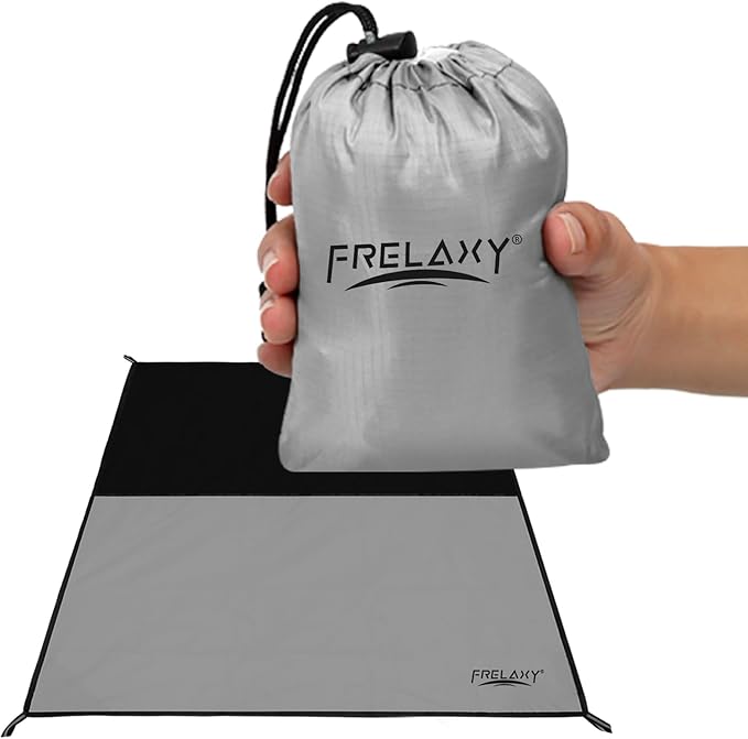 Frelaxy Pocket Picnic Blanket, Waterproof Sandproof Beach Mat, Compact Camping by Frelaxy
