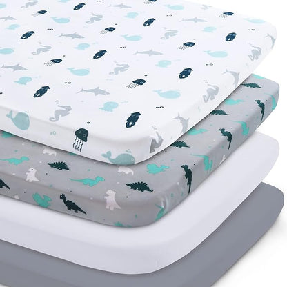 Mini Crib Sheets Set by SpringspiritBedding