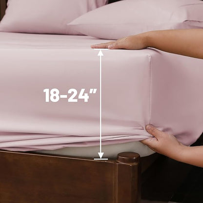 Extra Deep Pocket California King Sheets 18-24 Inch 1000 Thread Count 100% - Image 5