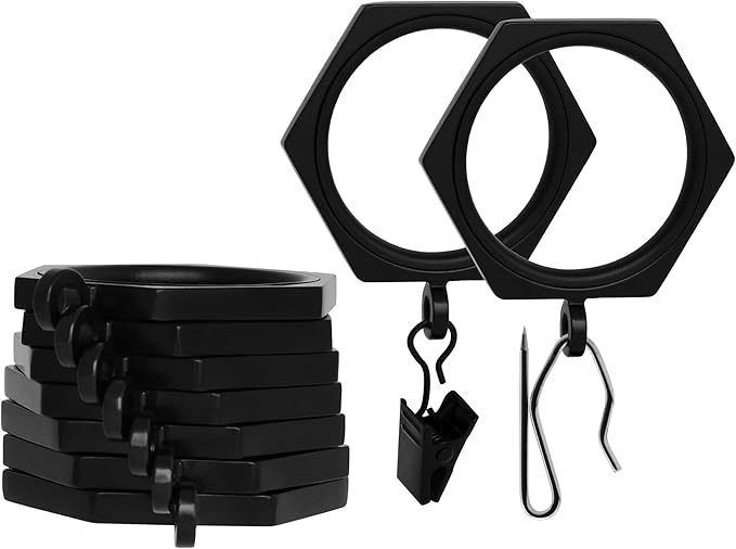 BlastHome® Luxury Curtain Rings by BlastHome
