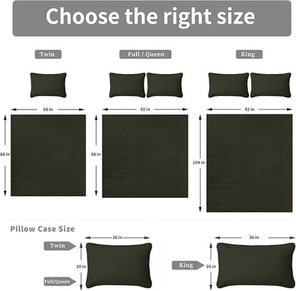 Easy-Going Full/Queen Size Reversible Quilt Set - Image 7