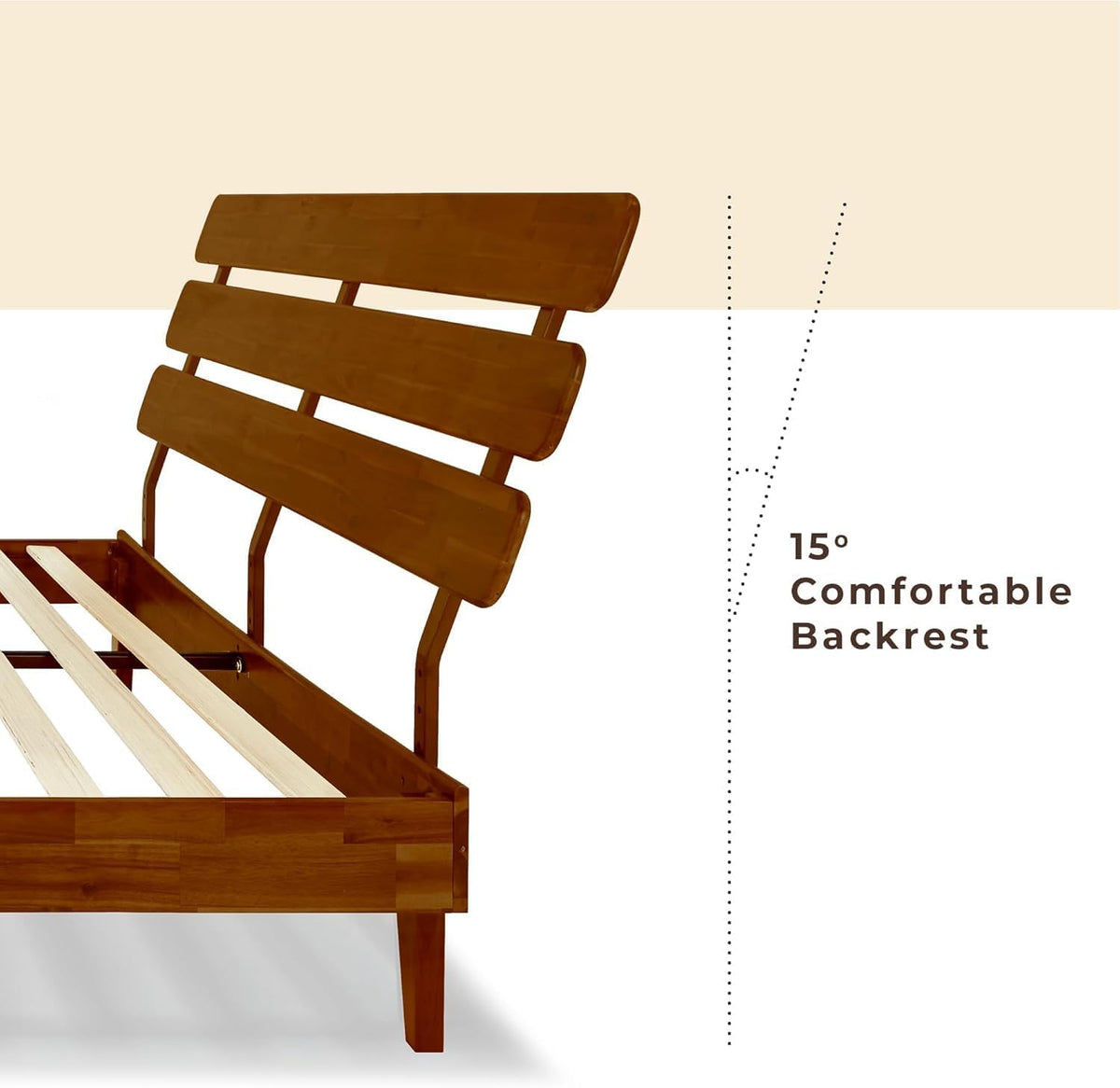 bme caden king size bed frame and adjustable showing dimensions