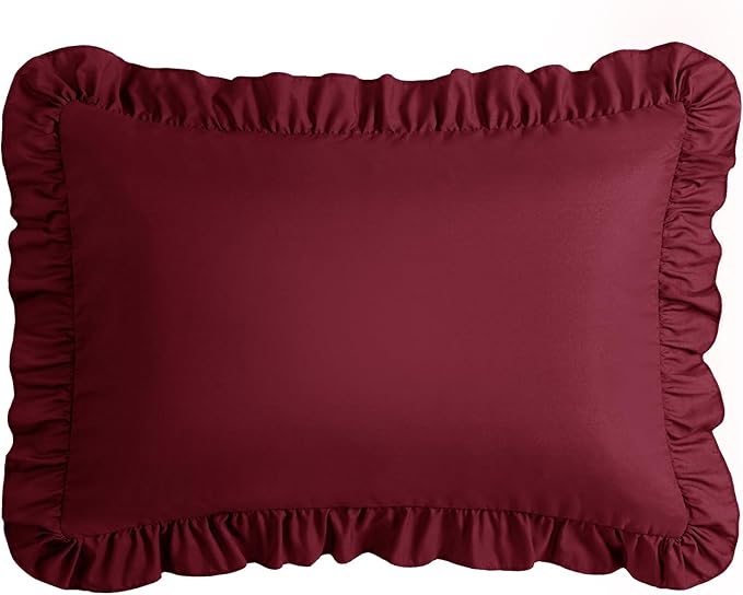 KKJIAF Ruffle Body Pillow Cases Set of 1, Ruffled Pillow Covers - Image 7
