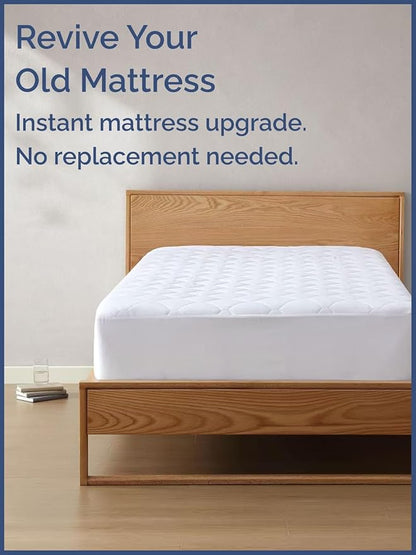 Quilted Fitted Mattress Pad Twin XL Size - Image 5